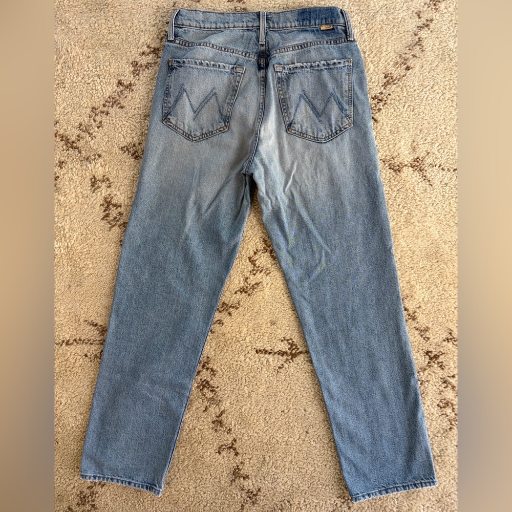 MOTHER Light Blue Straight Jeans